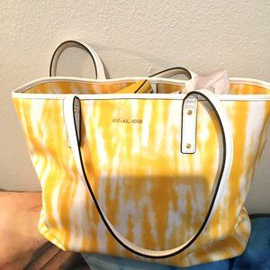 Michael Kors Yellow Buttercup Jet Set Tote Bag